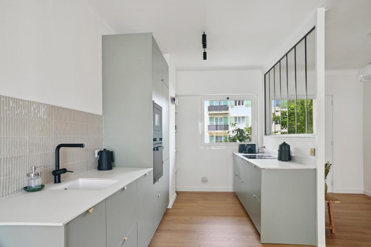 Designer Flat, Luxurious, Close From Palais, Terrasse, Private Garage, Air Conditoning Cannes Buitenkant foto