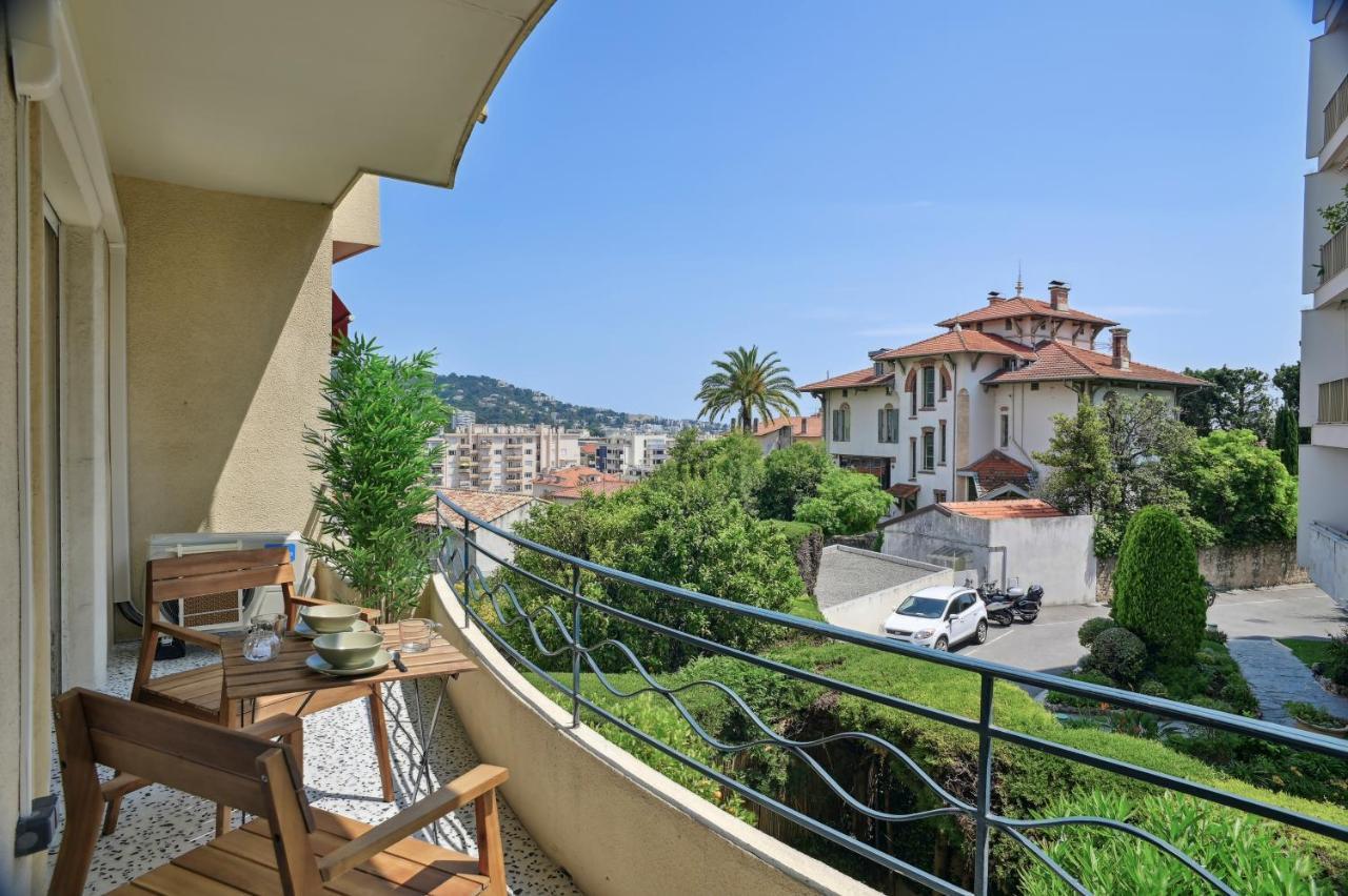 Designer Flat, Luxurious, Close From Palais, Terrasse, Private Garage, Air Conditoning Cannes Buitenkant foto
